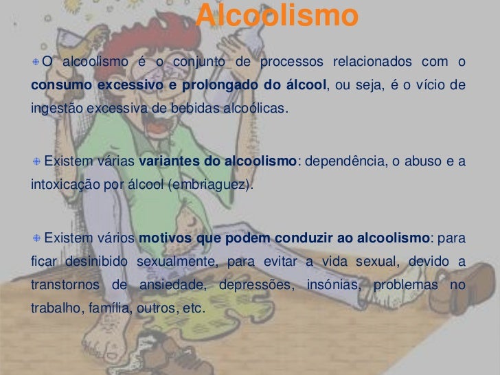 As drogas que causam repugnância de fumagem