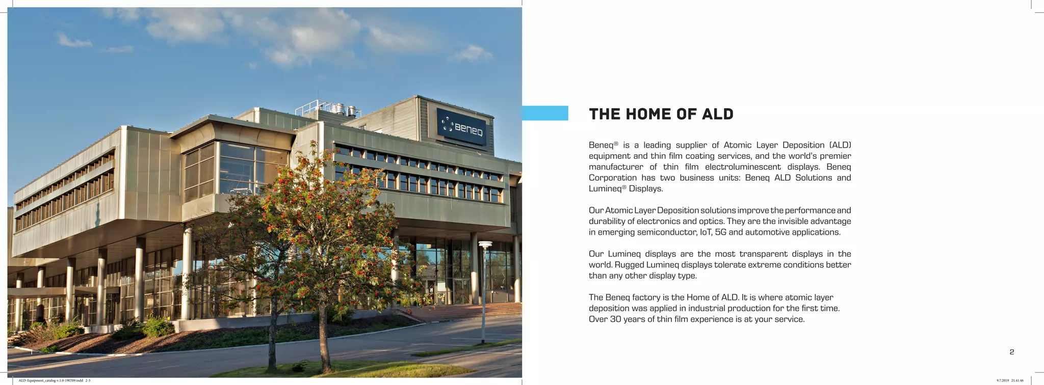 Beneq ALD Equipment Catalog PDF