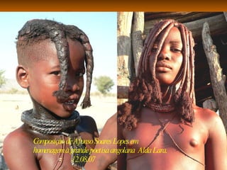 Composição de Afonso Soares Lopes em homenagem à grande poetisa angolana  Alda Lara.  12.08.07 