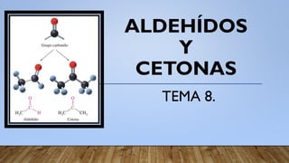 ALDEHÍDOS
Y
CETONAS
TEMA 8.
 