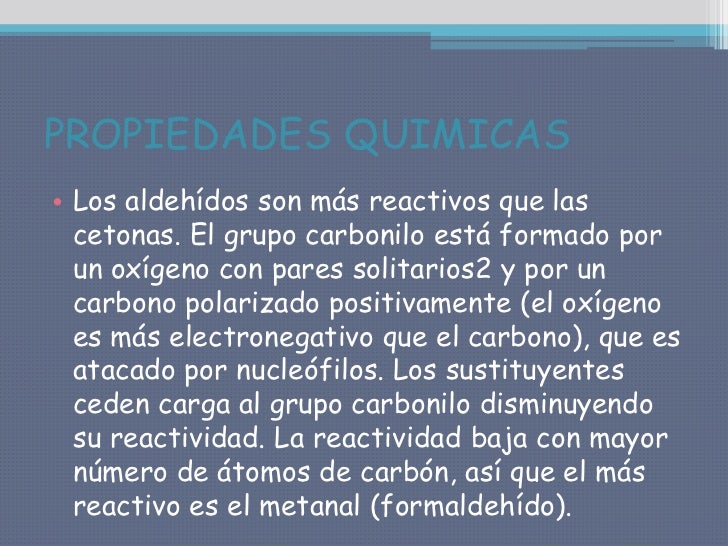 Aldehidos y cetonas