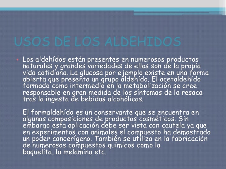 Aldehidos y cetonas