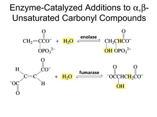 Enzyme-Catalyzed Additions to α,β-
Unsaturated Carbonyl Compounds
 