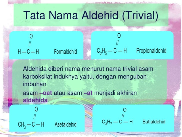 Aldehid Senyawa Karbon