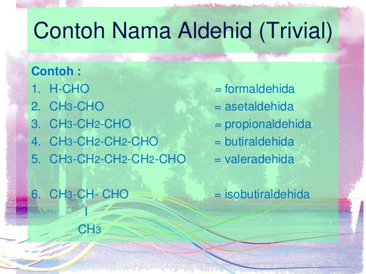 Aldehid Senyawa Karbon