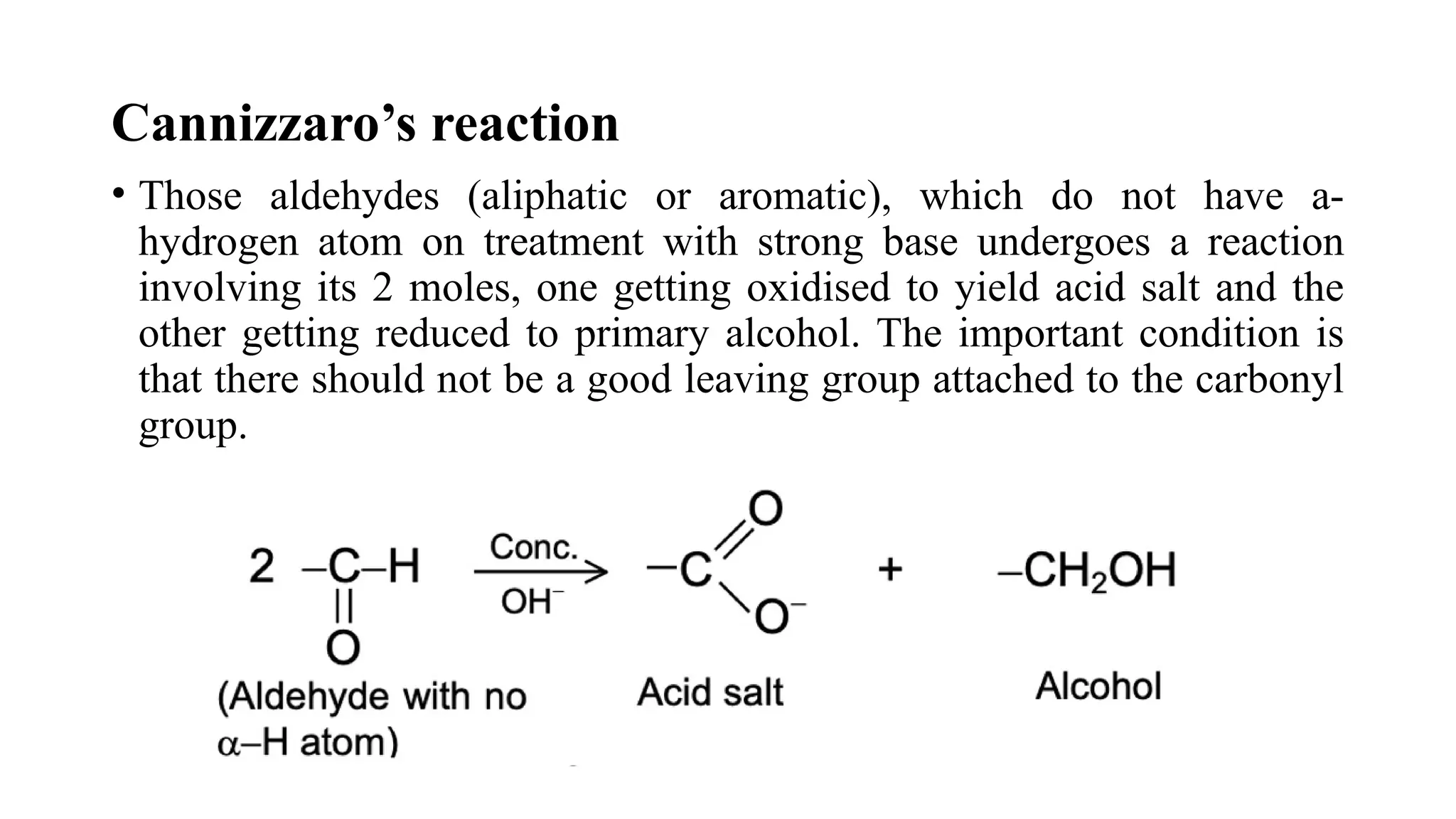 O2n Aliphatic aldehyde and ketone name reaction of NEB grade 12 chemistry | PPTX