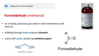 Aldehydes physical properties and preparation