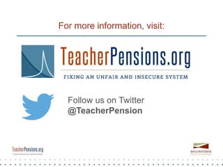 Why Education Advocates Should Invest in Pension Reform Slide 14