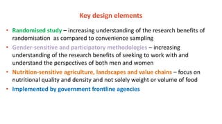 Impact of poultry interventions on household nutrition in Tanzania and lessons learnt along the way