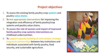 Impact of poultry interventions on household nutrition in Tanzania and lessons learnt along the way