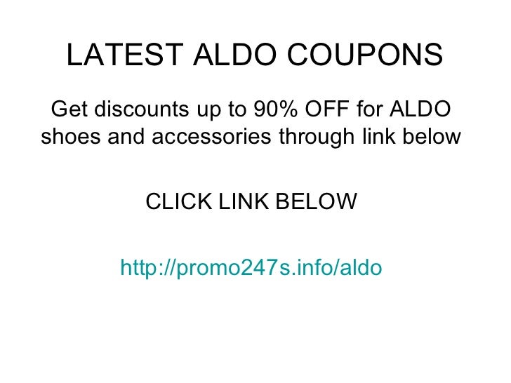 aldo discount coupons