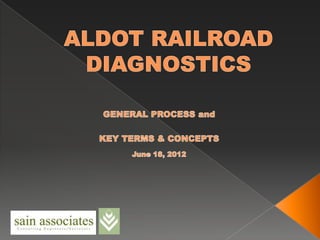 Aldot railroad diagnostics key terms and concepts