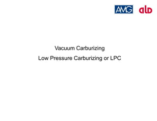 Vacuum Carburizing
Low Pressure Carburizing or LPC
 