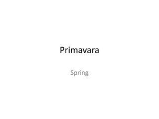 Primavara

  Spring
 