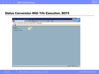 Status Conversion With Trfc Execution. BD75 