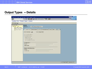 Output Types  -- Details 