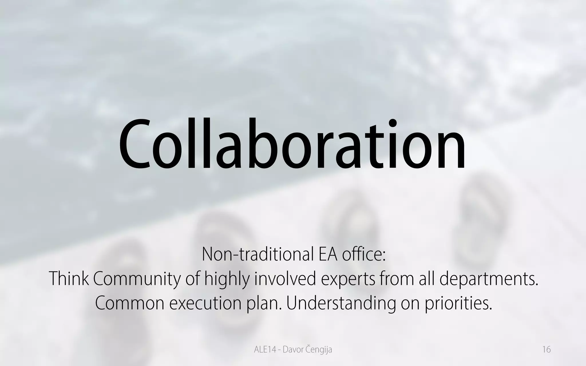 Collaboration