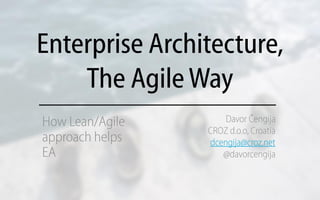 Enterprise Architecture,
The AgileWay
 