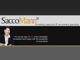 A leading Legal and IP recruitment specialist
 