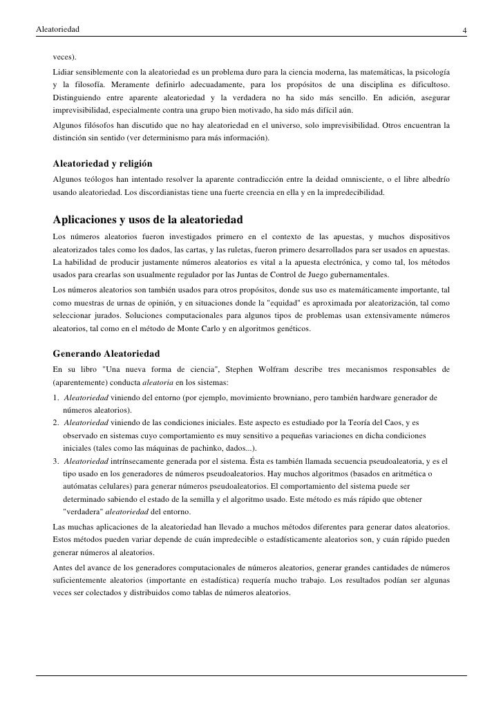 Aleatoriedad