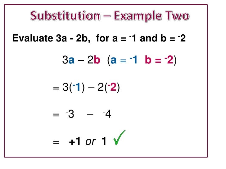 algebra-substitution-with-negative-numbers