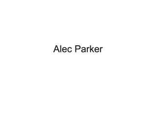 Alec Parker 