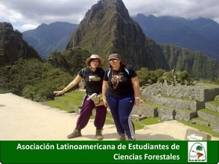 Asociación Latinoamericana de Estudiantes de
Ciencias Forestales 23
 