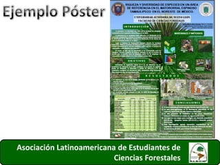Asociación Latinoamericana de Estudiantes de
Ciencias Forestales 34
 
