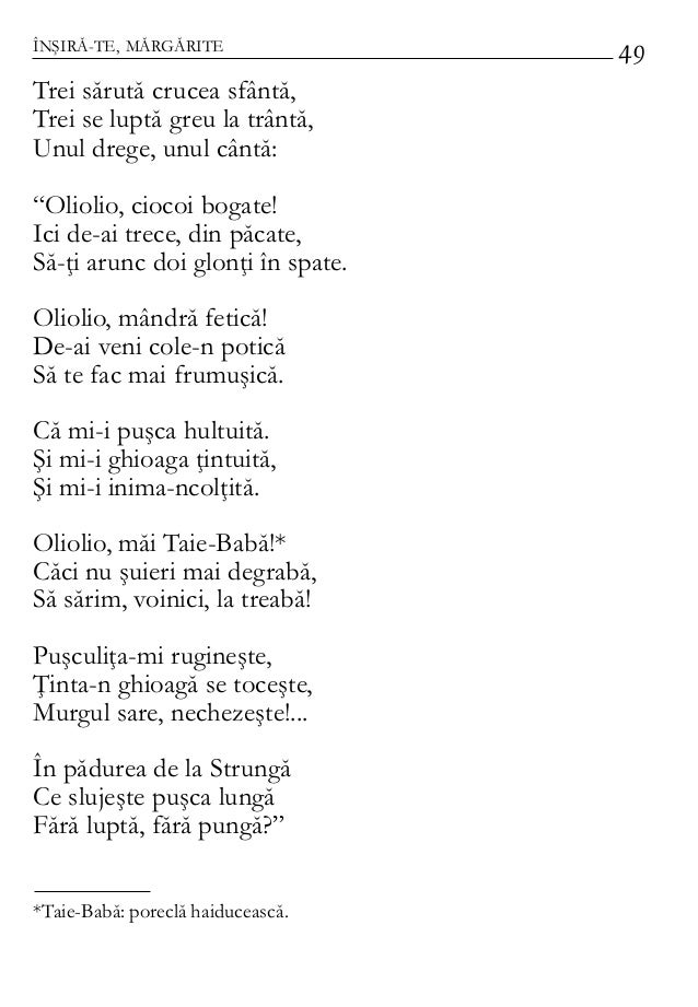 Alecsandri Vasile Insira Te Margarite Cartea