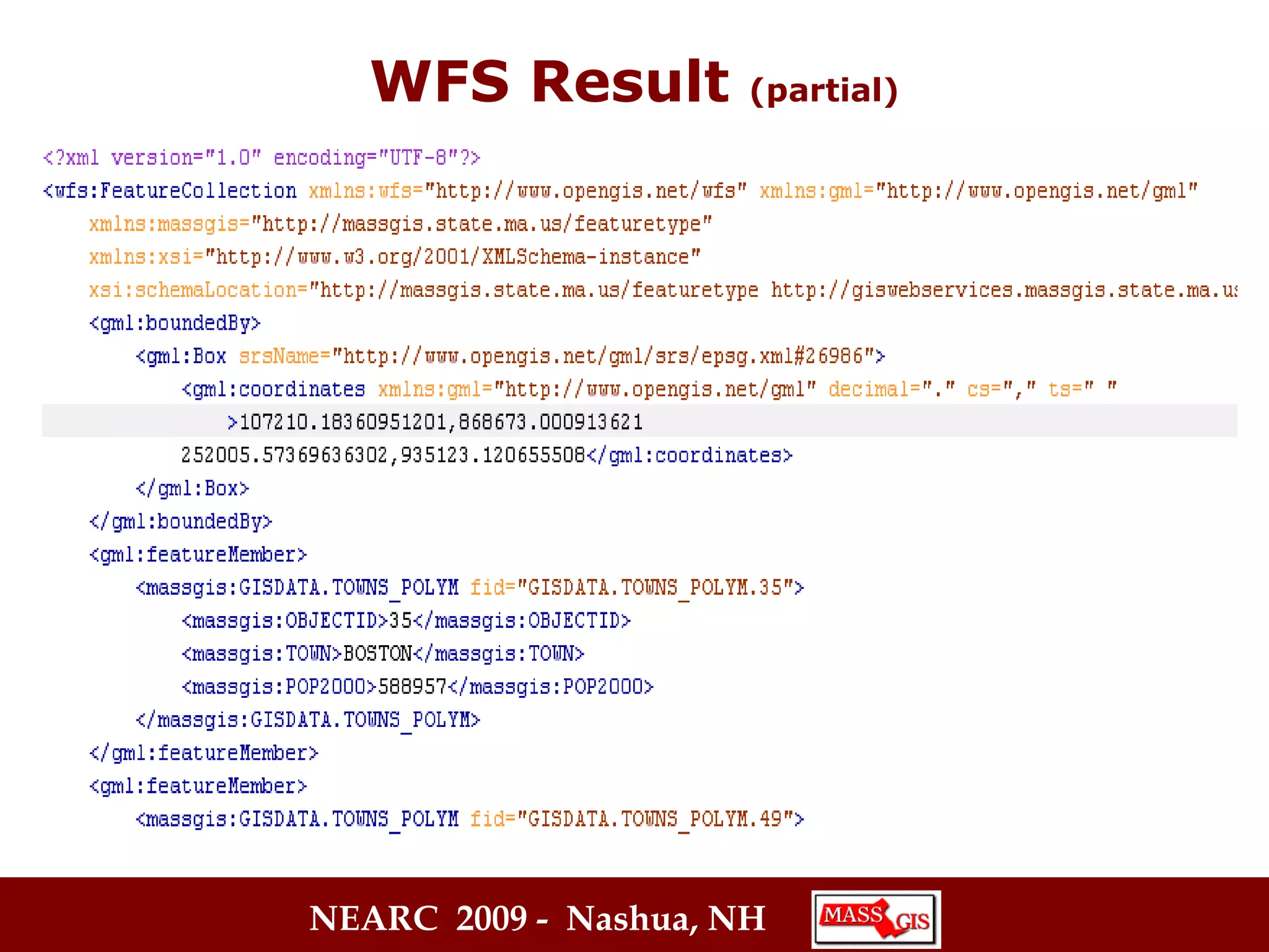 WFS Result  (partial) 