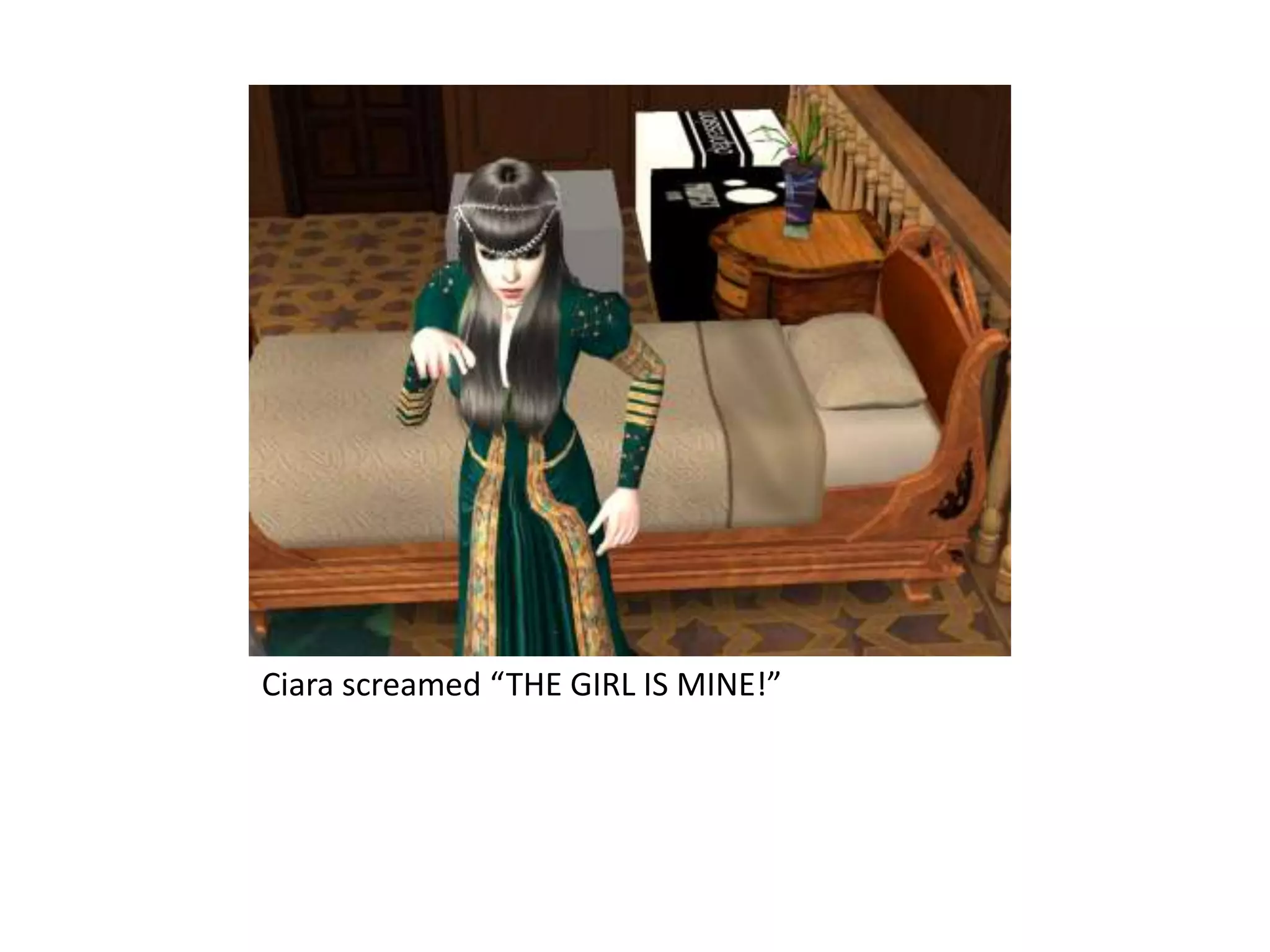 Ciara screamed “THE GIRL IS MINE!”