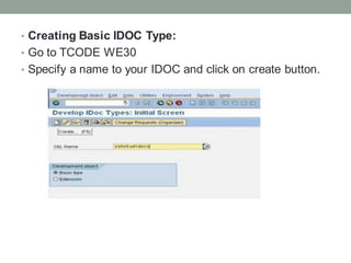 ALE IDOC - FOR SAP sales order and payments | PDF