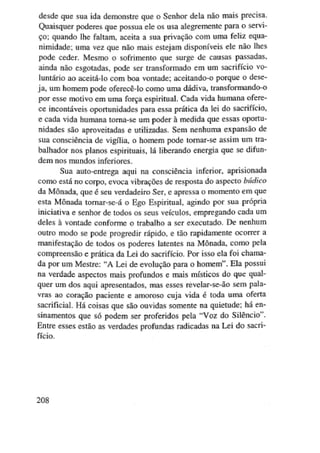 A lei do sacrifício