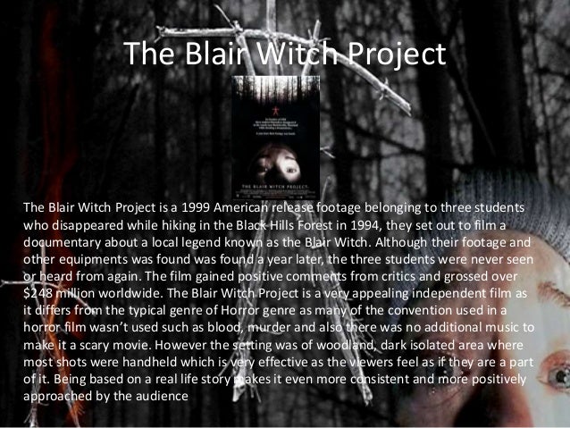 the blair witch project real the blair witch project real
