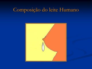 Composição do leite Humano
 