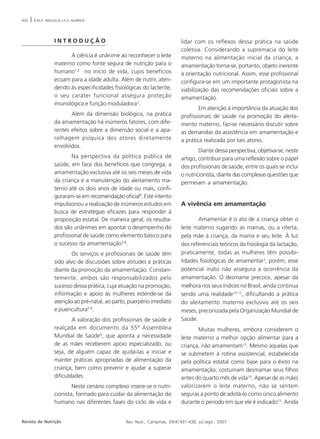 Aleitamento Maternoo Desafio De