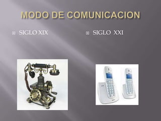    SIGLO XIX      SIGLO XXI
 