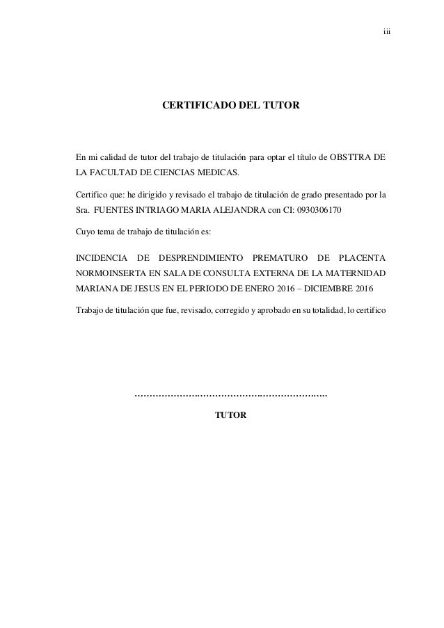Ejemplo De Tesis De Grado En Univerisdad De Guayaquil
