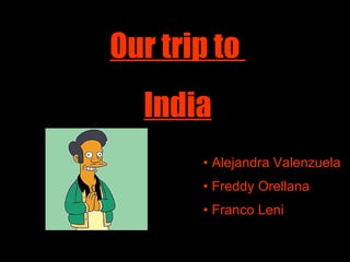 Our trip to  India ,[object Object],[object Object],[object Object]
