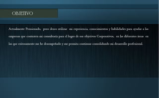 Alejandro de la mora consultor 2016