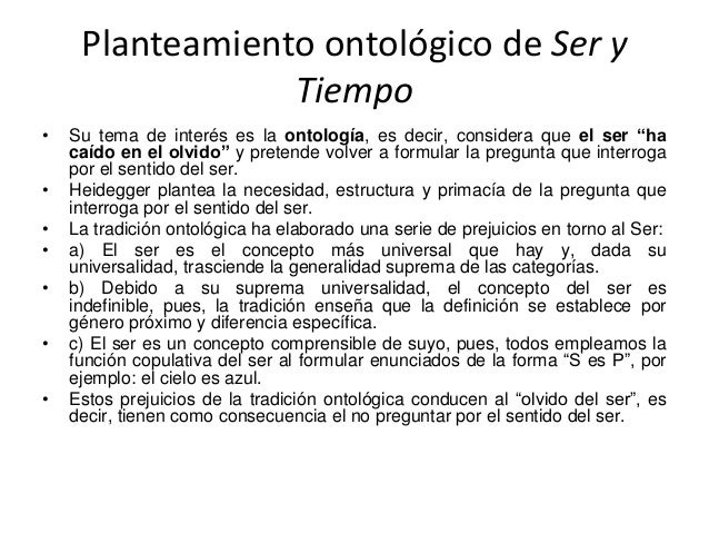 Falto Conclusion Al Ser Y Tiempo De Heidegger es.slideshare.net