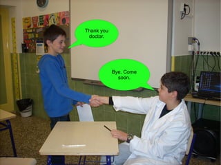 Don't move Oh my God! That needdle is very big 