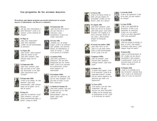 Las preguntas de los arcanos mayores 
Recordemos aquí algunas preguntas que pueden plantearnos los arcanos 
mayores. Evidentemente, esta lista no es exhaustiva. 
El Loco 
¿De qué estoy liberándome o 
debo liberarme? ¿Cuál es mi 
camino? ¿Cómo canalizar mi 
energía? 
El Mago (I) 
¿Qué estoy empezando? 
¿Qué estoy eligiendo? 
¿Cuáles son mis posibilidades 
en potencia? 
La Papisa (II) 
¿Qué oculto? ¿Qué acumulo? 
¿Qué hay intacto en mí? 
¿Qué debo estudiar? ¿Qué 
relación tengo con mi 
madre? 
La Emperatriz (III) 
¿Qué estoy creando? ¿Qué 
está creciendo en mí? ¿Qué 
está floreciendo en mi vida? 
¿Qué experiencias estoy 
viviendo? 
El Emperador (IIII) 
¿Cómo va mi trabajo, mi vida 
material? ¿Qué estoy 
construyendo? ¿Qué relación 
tengo con mi padre, con la 
idea de poder? 
El Papa (V) 
¿Qué dice la tradición, la ley? 
¿Qué comunico, con qué? 
¿Estoy transmitiendo algo y a 
quién? ¿Tengo un ideal? 
El Enamorado (VI) 
¿Qué elección debo hacer? 
¿En qué relación, o 
relaciones, estoy 
actualmente? ¿Cuál es mi 
estado emocional? 
El Carro (VII) 
¿Adonde voy y de dónde 
vengo? ¿Cuál es mi vehículo? 
(por ejemplo, una doctrina 
mística, las matemáticas, el 
Tarot, mi cuerpo...). ¿Cuál 
es mi acción en el mundo? 
La Justicia (VIII) 
¿Qué debo equilibrar o 
armonizar? ¿De qué debo 
deshacerme que me resulte 
inútil? ¿Cuál es mi concepto 
de la perfección? ¿Cómo 
actúo respecto a la 
maternidad? 
El Ermitaño (VIIII) 
¿Qué dice mi sabiduría? ¿De 
qué me estoy alejando? ¿Con 
qué estoy en crisis? ¿A qué 
debo renunciar? 
La Rueda de Fortuna (X) 
¿Qué debe cambiar, qué ciclo 
ha terminado en mi vida? 
¿Cuáles son mis 
oportunidades? ¿Qué me 
ayuda? ¿Qué estoy 
repitiendo? 
540 
La Fuerza (XI) 
¿Cuál es mi fuerza, dónde se 
sitúa? ¿En qué empleo mi 
sexualidad? ¿Cuáles son mis 
deseos? ¿Qué voy a domar? 
El Colgado (XII) 
¿Qué debo sacrificar? ¿Qué 
tengo que dar de mí mismo? 
¿Qué debo parar? ¿Qué debo 
escuchar? (El Colgado es el 
único personaje dotado de 
una oreja.) ¿Hacia dónde 
dirigiré mi búsqueda 
interior? 
El Arcano sin nombre (XIII) 
¿Qué debe morir en mí? 
¿Qué es lo que debo soltar? 
¿Qué se está transformando 
en mí? ¿Cuál es mi ira? 
Templanza XIIII) 
¿Qué me protege? ¿Qué 
relación debo establecer 
conmigo mismo? ¿Qué debo 
curar? 
El Diablo (XV) 
¿A quién estoy ligado? ¿Cuál 
es mi tentación? ¿Cuál es mi 
capacidad creativa? ¿Cuáles 
son mis valores negativos, las 
pulsiones que están a mi 
disposición? 
La Torre (XVI) 
¿Con quién o con qué estoy 
rompiendo? ¿De qué 
encierro me estoy liberando? 
¿Cuáles son las energías que 
se desbloquean en mí? ¿Cuál 
es la fiesta que me espera? 
La Estrella (XVII) 
¿Cuál es mi esperanza? ¿Cuál 
es mi sitio? ¿En qué empleo 
mi energía? 
La Luna (XVIII) 
¿Cuál es mi capacidad de 
recepción? ¿Cómo va mi 
feminidad, mi intuición? 
¿Cómo veo a mi madre? 
¿Cuál es mi ideal imposible? 
¿Qué estoy gestando? 
El Sol (XVIIII) 
¿Qué me otorga la energía, el 
gozo, el éxito? ¿Soy amado? 
¿Construyo algo nuevo? ¿Qué 
imagen tengo del padre? 
El Juicio (XX) 
¿Qué se está despertando en 
mí? ¿Cuáles son mis deseos 
irresistibles? ¿Qué estamos 
creando juntos? ¿Cuál es mi 
posición frente al hecho de 
fundar una familia? 
El Mundo (XXI) 
¿Cuál es el resultado de lo 
que he hecho? ¿Adonde lleva 
esto? ¿Cuál es mi realización? 
¿Qué es lo que me encierra? 
541 
 