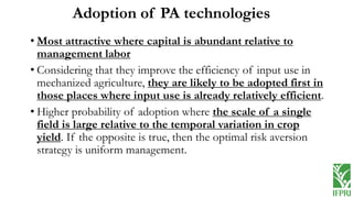 Precision agriculture in smallholder systems: From innovation to evidence