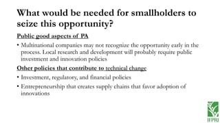 Precision agriculture in smallholder systems: From innovation to evidence