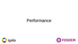 Performance
 