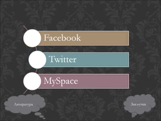 Литература   Закључак
 