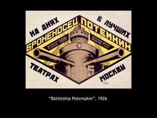 “Battleship Potempkin”, 1926

 