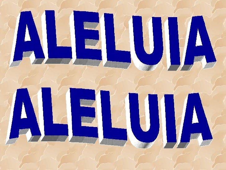Aleluia Aleluia