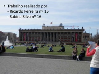 • Trabalho realizado por:
- Ricardo Ferreira nº 15
- Sabina Silva nº 16
 